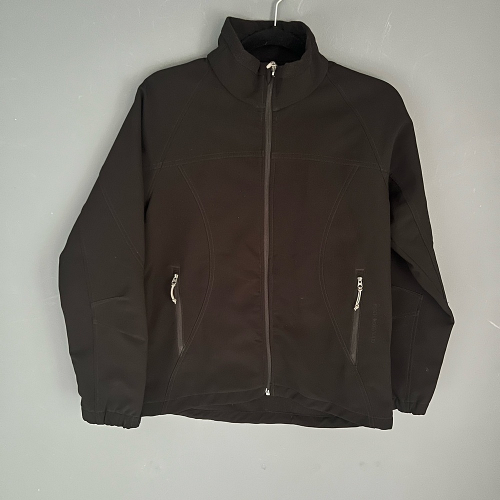 BLACK DIAMOND Women’s Size S Full Zip Jacket Fleece Lined Soft-Shell Black